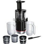 BOSCH Extracteur de jus vertical 1.4l 150w noir/rouge - mesm731m