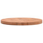 Voir la diapositive 5 : VIDAXL Dessus de table Ø60x4 cm rond bois massif de hetre