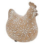 Voir la diapositive 1 : ATMOSPHERA Statuette Poule Déco  Linda  20cm Beige