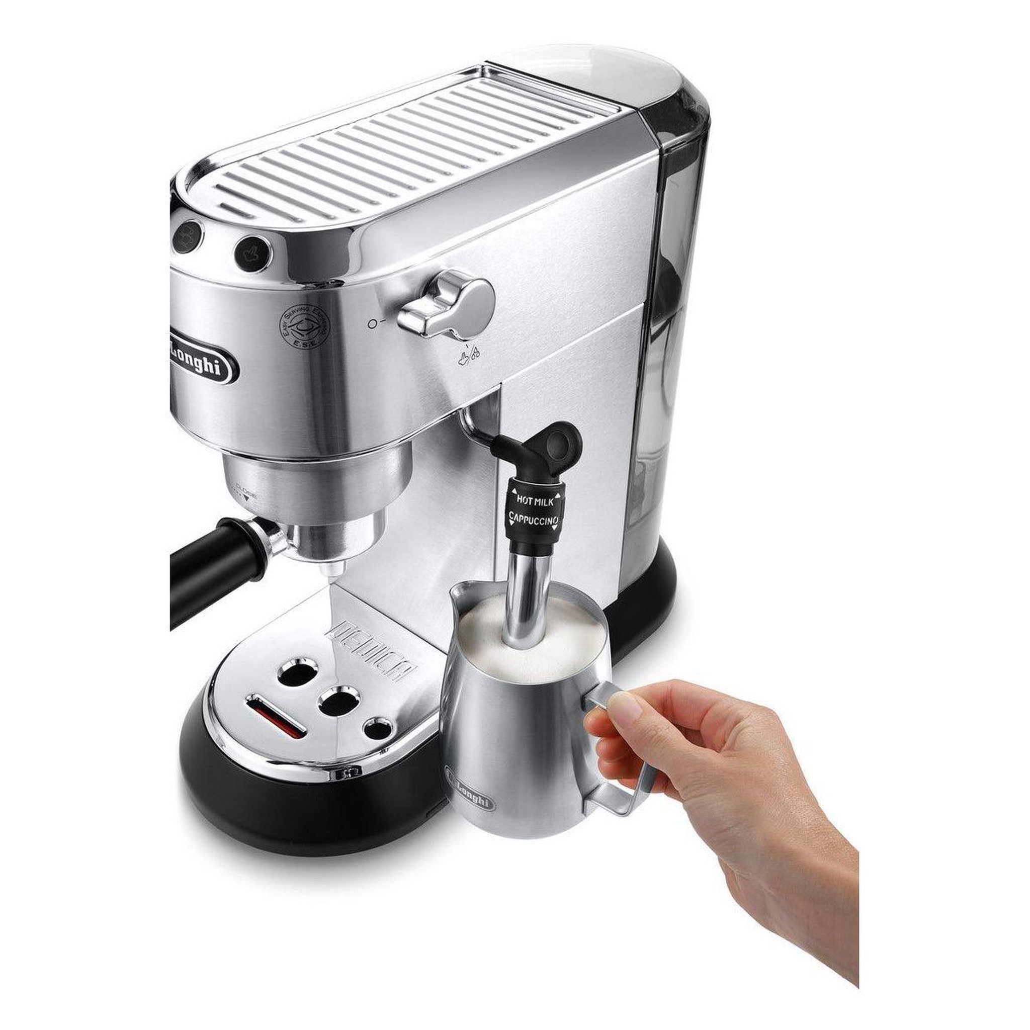 Voir la diapositive 4 : DELONGHI Machine à expresso ec695.m dedica inox