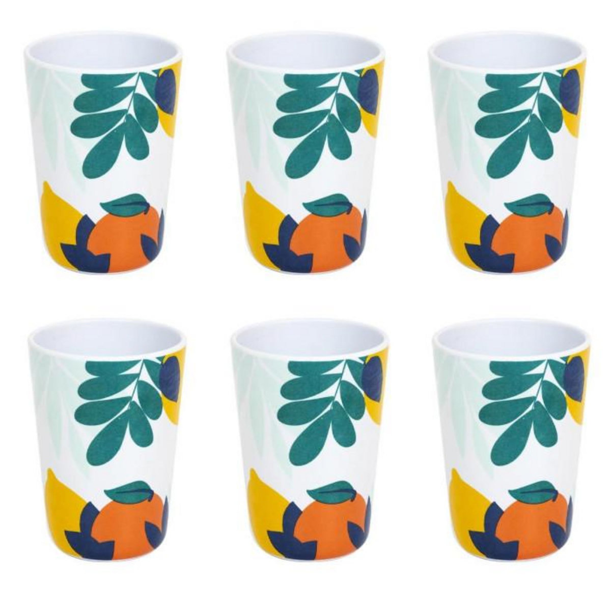 Paris Prix Lot de 6 Tasses à Café  Rio  20cl Multicolore