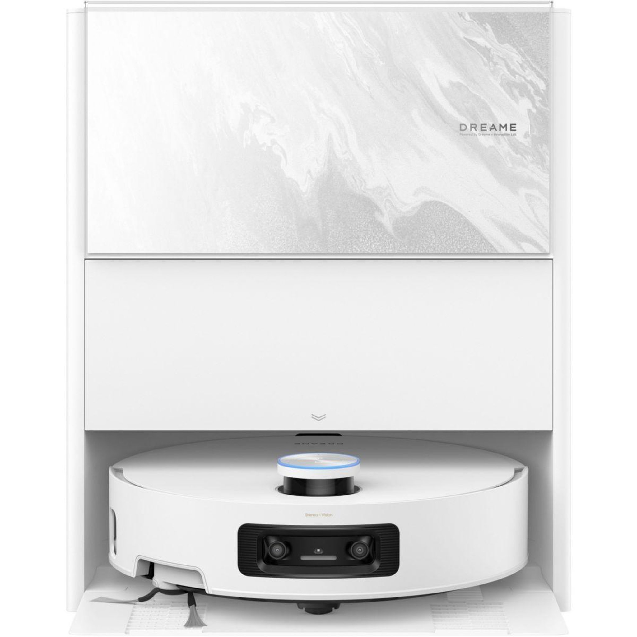 Voir la diapositive 5 : DREAME Robot aspirateur laveur aqua 10 ultra track complete blanc
