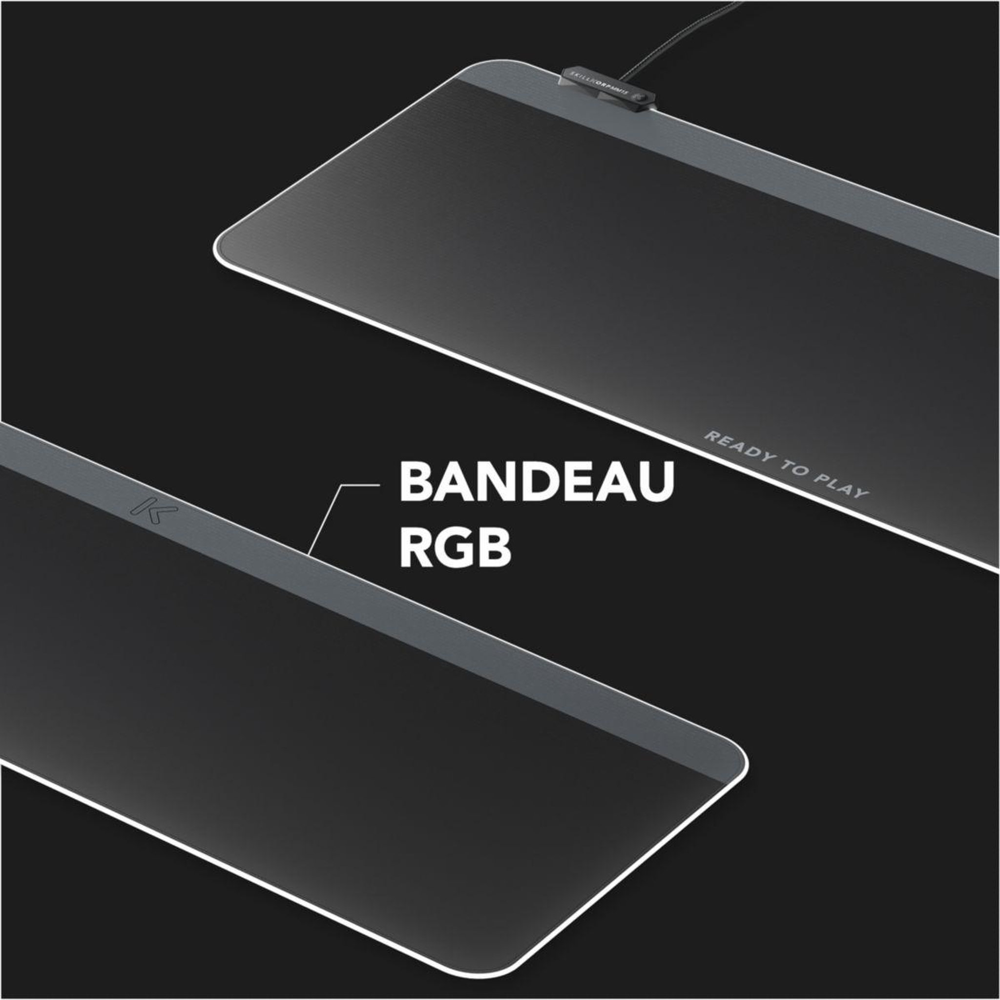 Voir la diapositive 4 : SKILLKORP Tapis de souris mm15 noir xxl progress