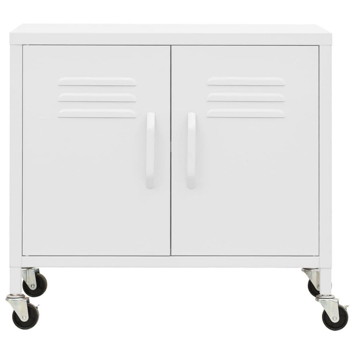 VIDAXL Armoire de rangement Blanc 60x35x56 cm Acier
