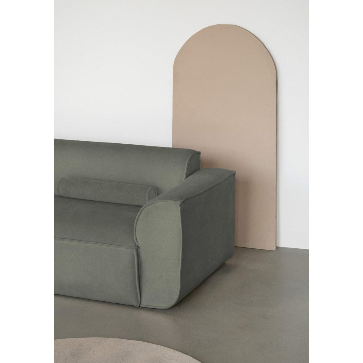 BEST MOBILIER Felix - canapé modulable d'angle gauche 4 places en tissu texturé