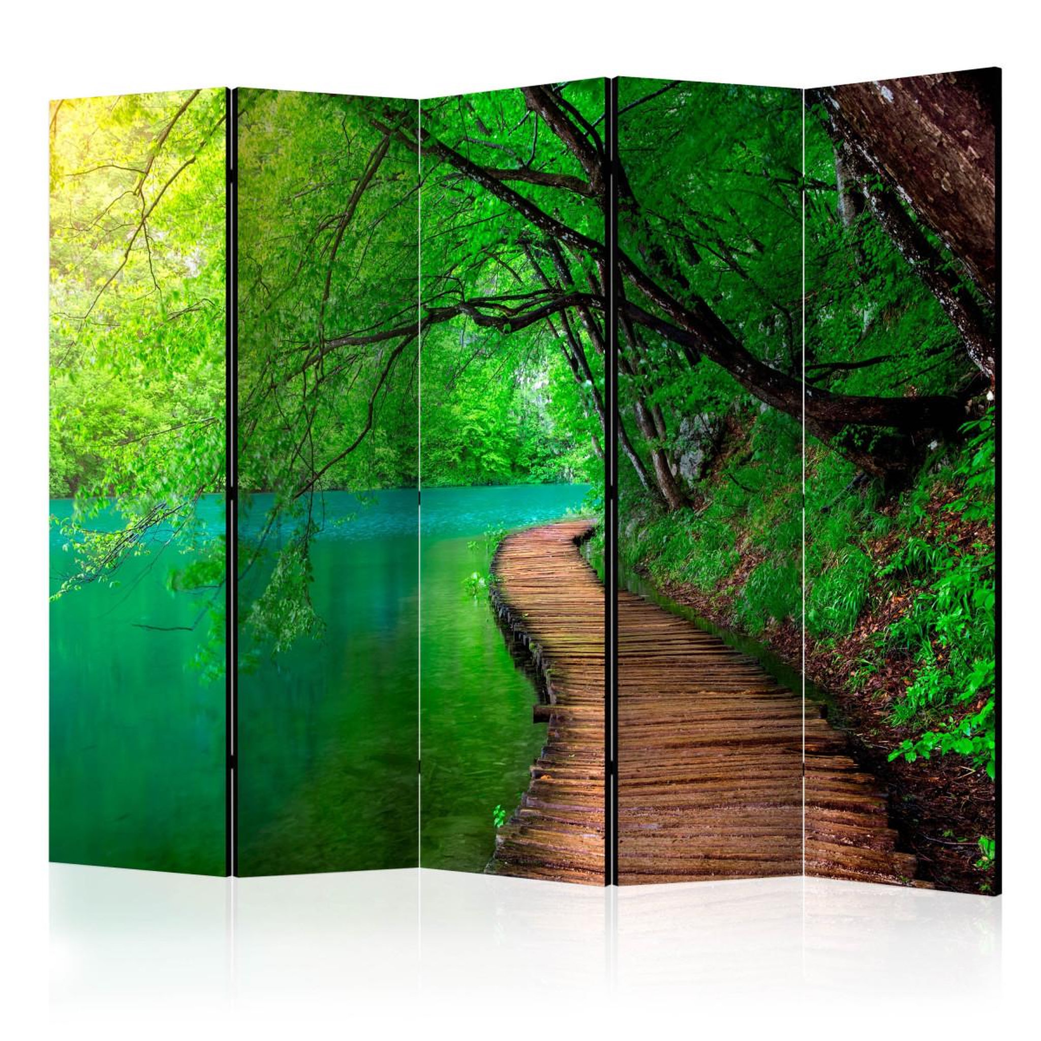 Paris Prix Paravent 5 volets  green peace  172x225cm