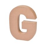 Paris Prix Décoration Murale  Lettres Carton G  18cm Naturel