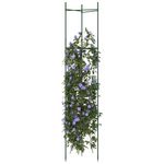 VIDAXL Cage a tomates 2 pcs 154 cm acier et PP