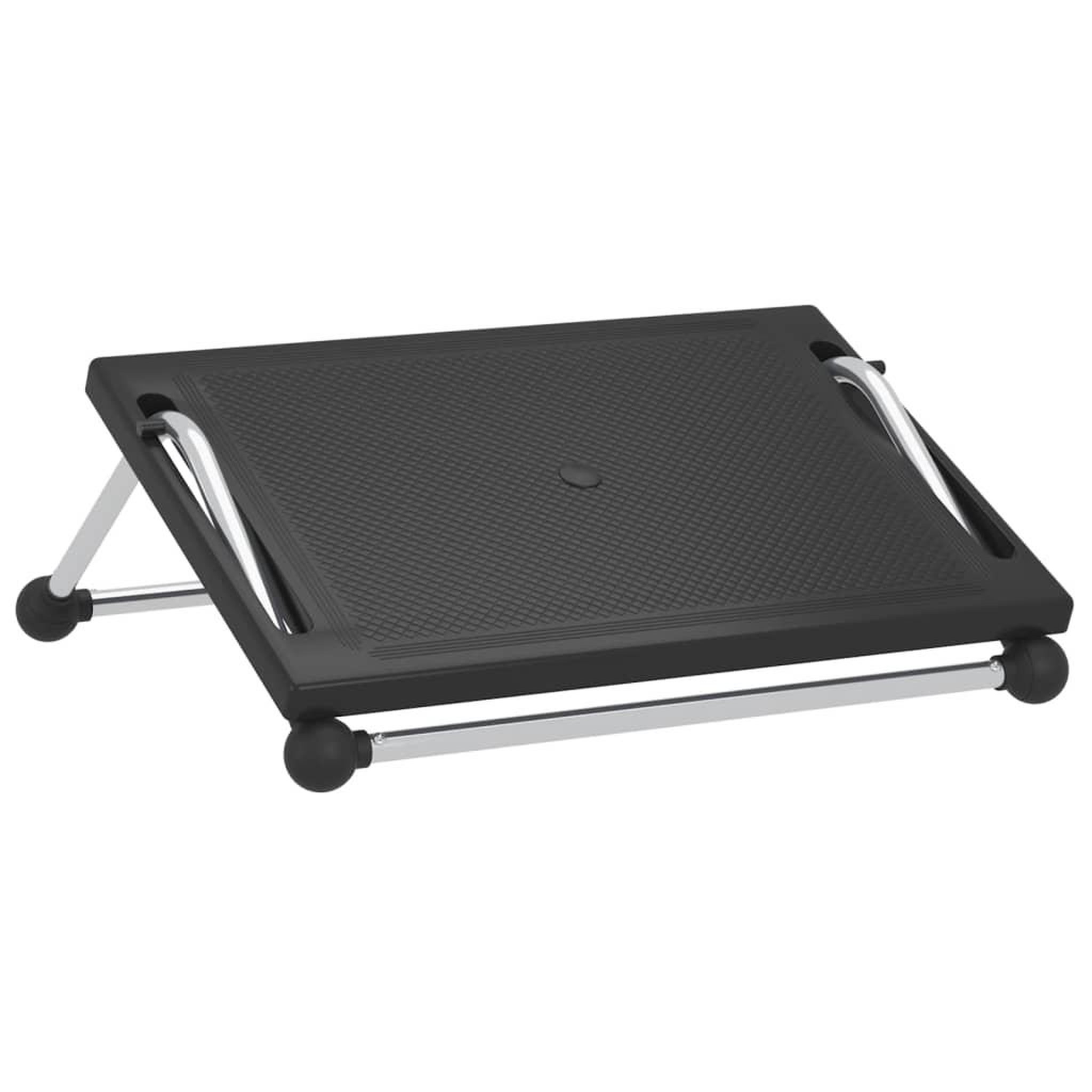 VIDAXL Repose-pied noir 45x40x13,5 cm