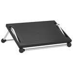 VIDAXL Repose-pied Noir 45x40x13,5 cm