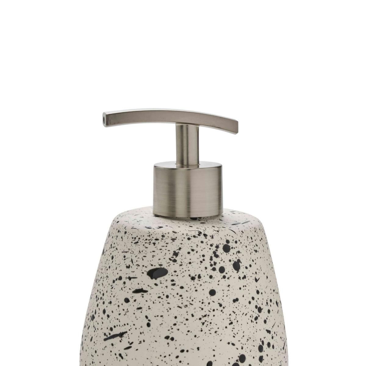 GUY LEVASSEUR Distributeur de savon en céramique tacheté à la main DEMY