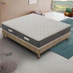 ILOVESLEEP Matelas Ressorts Ensachés ALBA Accueil Mémoire De Forme Epaisseur 30 Cm. Coloris disponibles : Blanc