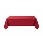 Voir la diapositive 6 : UNIVERS DECOR Nappe antitache unie Rouge rectangulaire 145 x 240 cm