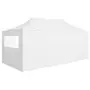 VIDAXL Tente de reception pliable avec 4 parois 3x6 m Acier Blanc