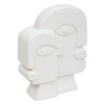 ATMOSPHERA Statuette Visage en Céramique  Soleya  26cm Blanc