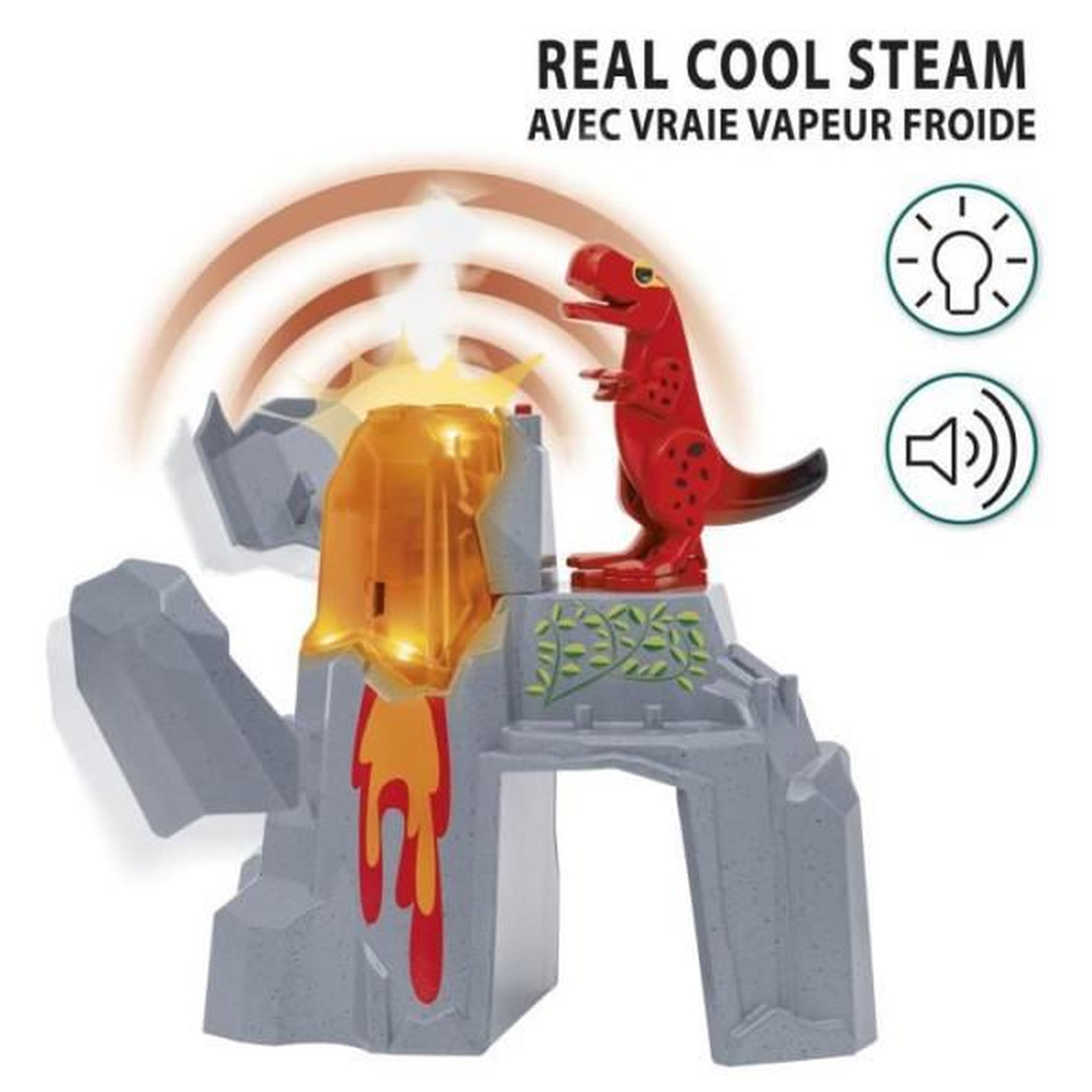 Voir la diapositive 6 : Brio Brio Volcan en Eruption Dinosaure - Accessoire pour Circuit de Train en Bois - Action de Jeu sans Pile/avec Aimant - des 3 Ans -