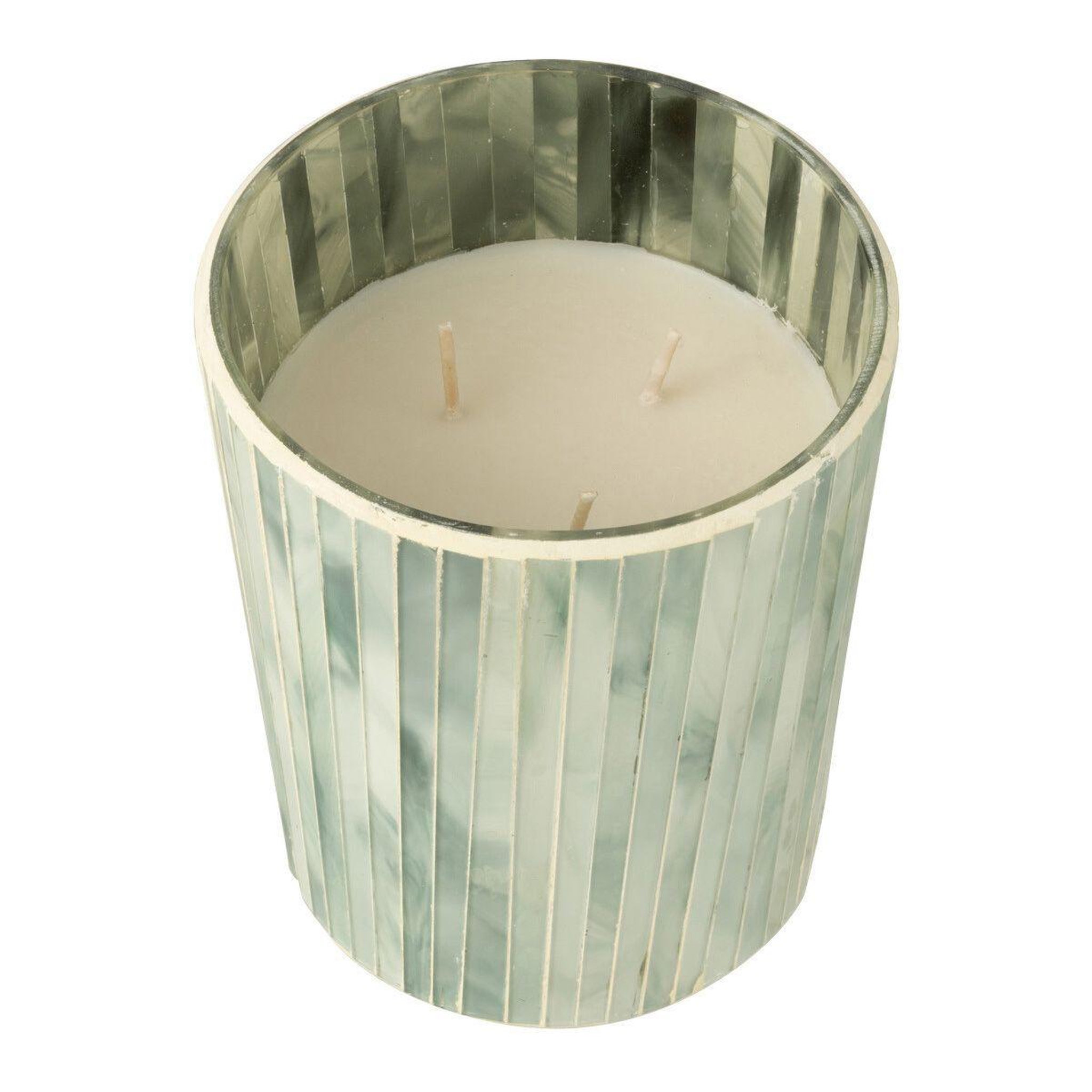 Voir la diapositive 1 : J-LINE Bougie Parfumée  Noa  15cm Seaside Bliss