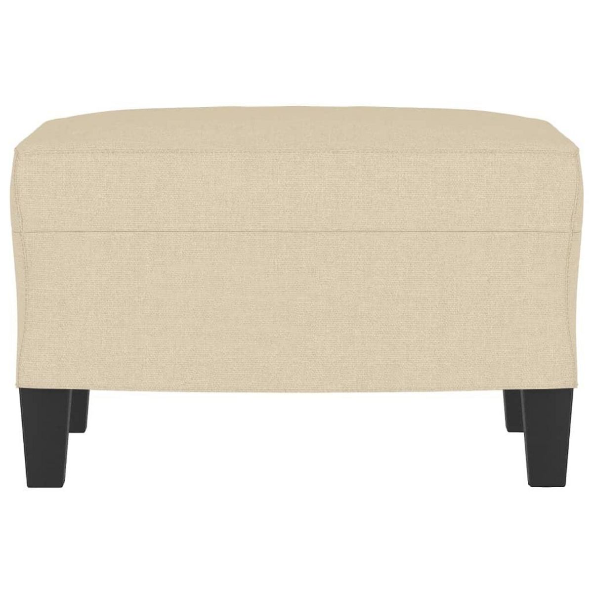 VIDAXL Repose-pied Creme 60x50x41 cm Tissu