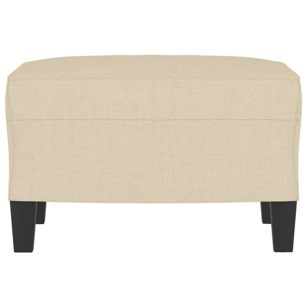 VIDAXL Repose-pied Creme 60x50x41 cm Tissu