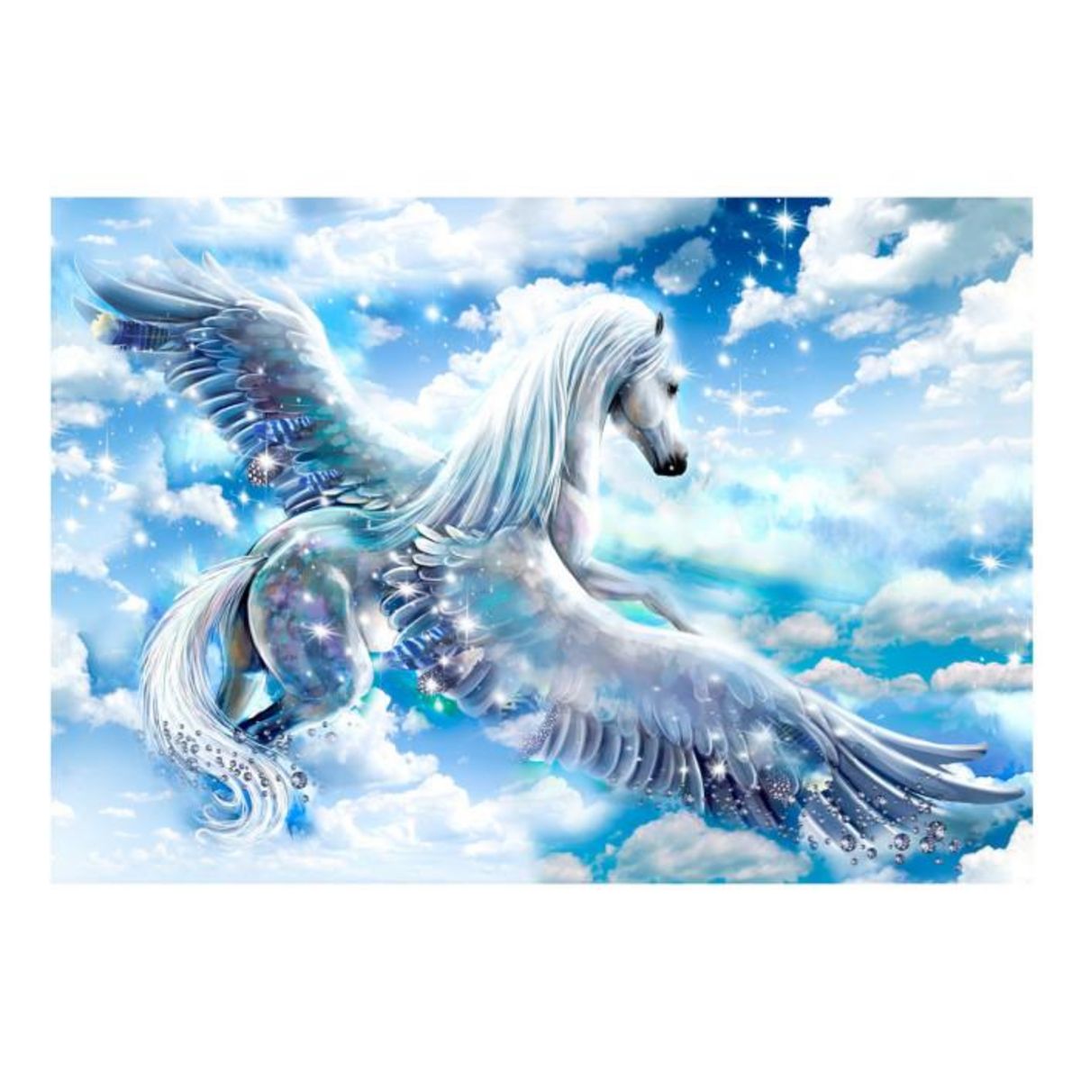 Paris Prix Papier Peint  Pegasus Blue