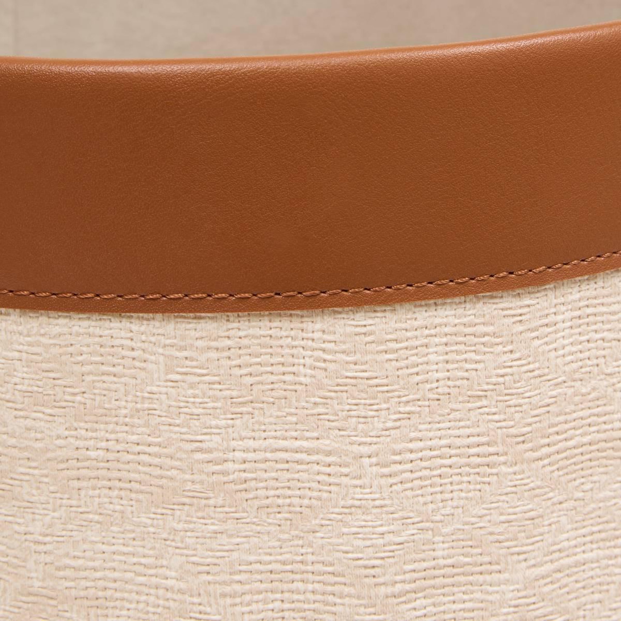 Voir la diapositive 2 : ATMOSPHERA Corbeille de Bureau Déco  Whisky  25cm Crème