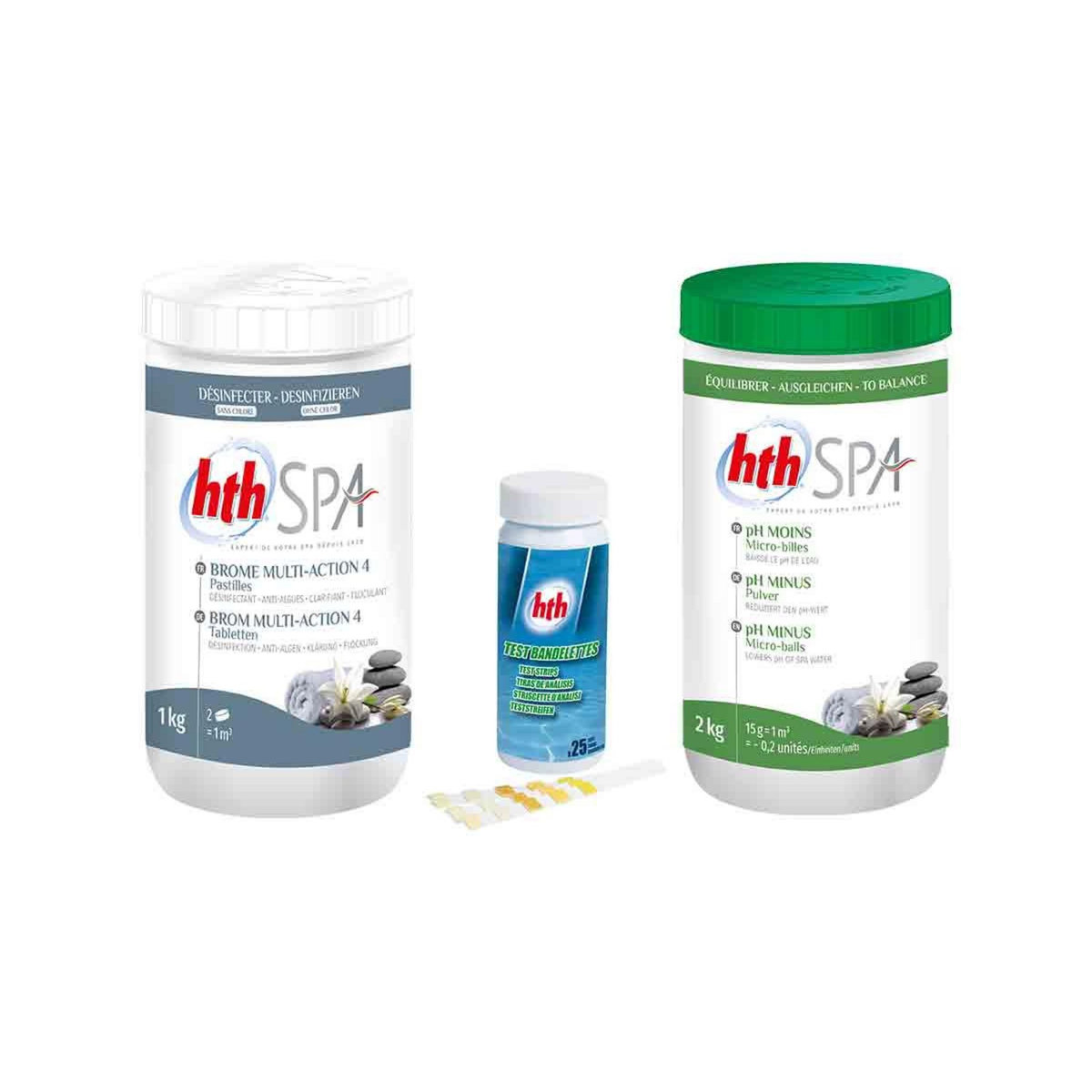 HTH Kit de démarrage brome pour spa - HTH