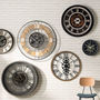 Voir la diapositive 5 : ATMOSPHERA Horloge Murale Vintage  Lana  90cm Naturel