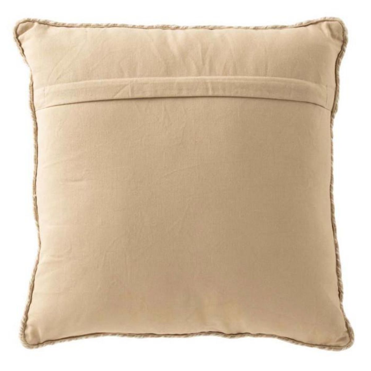 Paris Prix Coussin Déco  Miami  42x42cm Naturel & Blanc