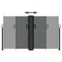 Voir la diapositive 5 : VIDAXL Auvent lateral retractable anthracite 140x1200 cm
