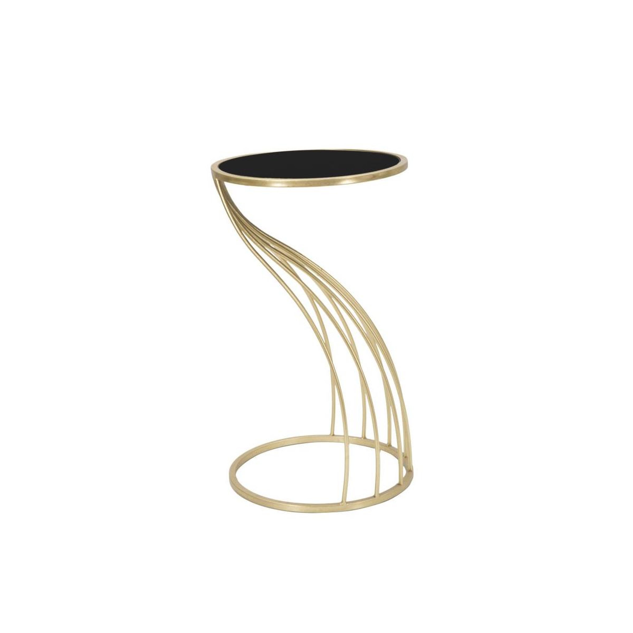 Paris Prix Table d'appoint design  flush  60cm noir & or