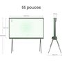 Voir la diapositive 3 : Samsung TV QLED The Serif TQ55LS01D Vert 2024