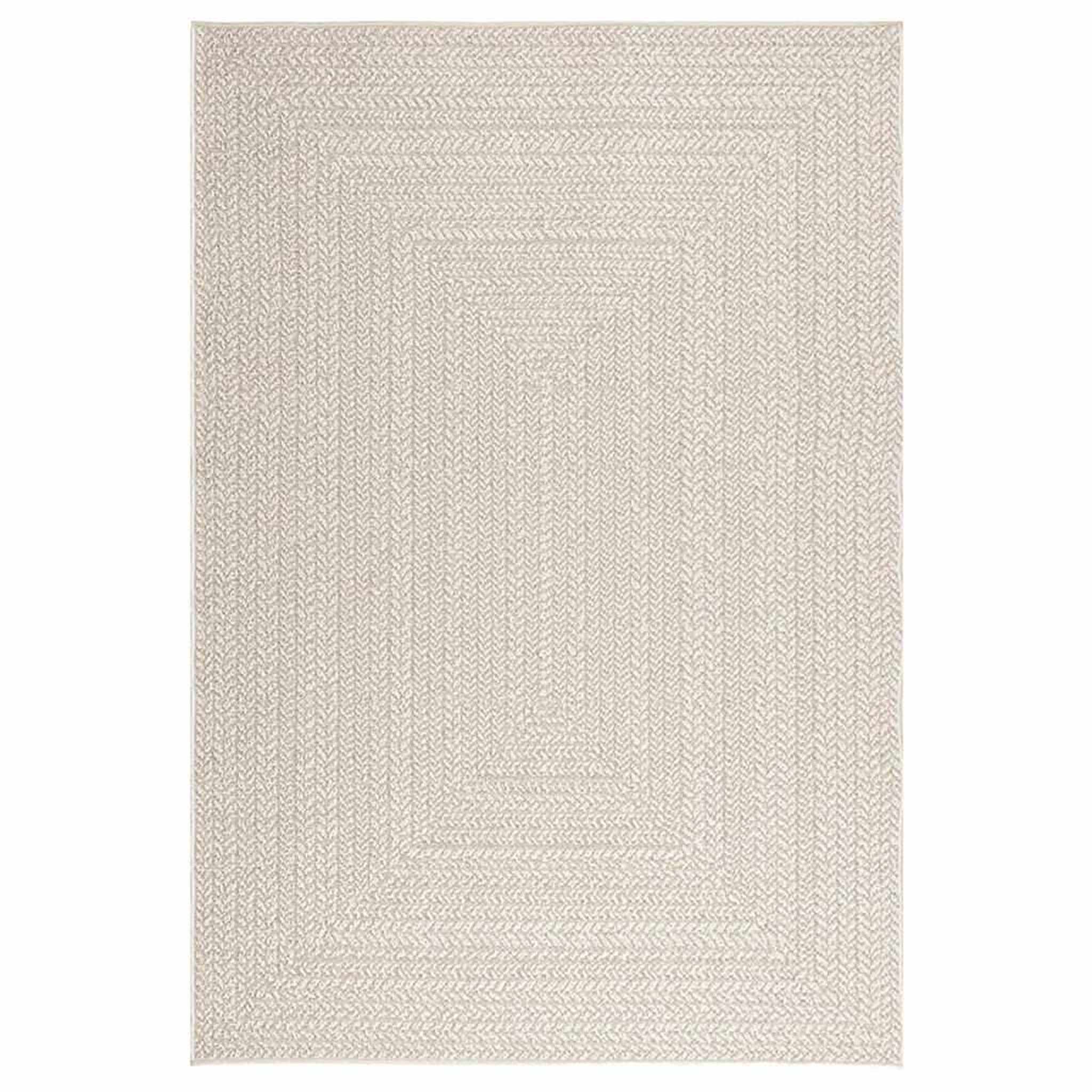 Voir la diapositive 3 : VIDAXL Tapis ZIZUR creme 140x200 cm aspect de jute interieur exterieur