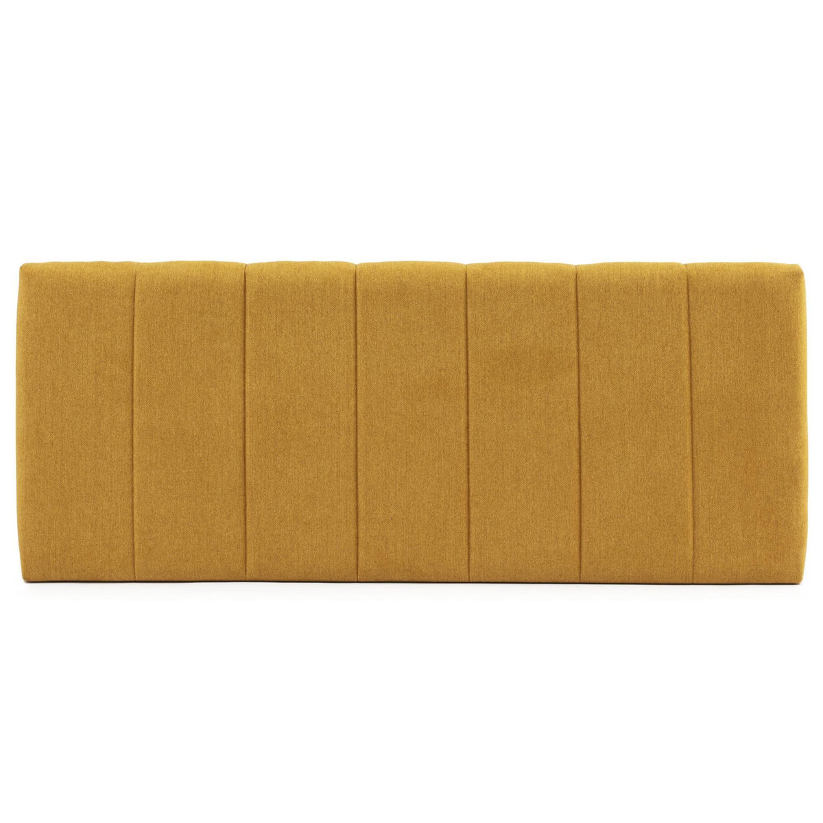 MARCKONFORT Tête de lit tapissée Creta 160x60 cm Couleur Moutarde, 8 cm d'épaisseur