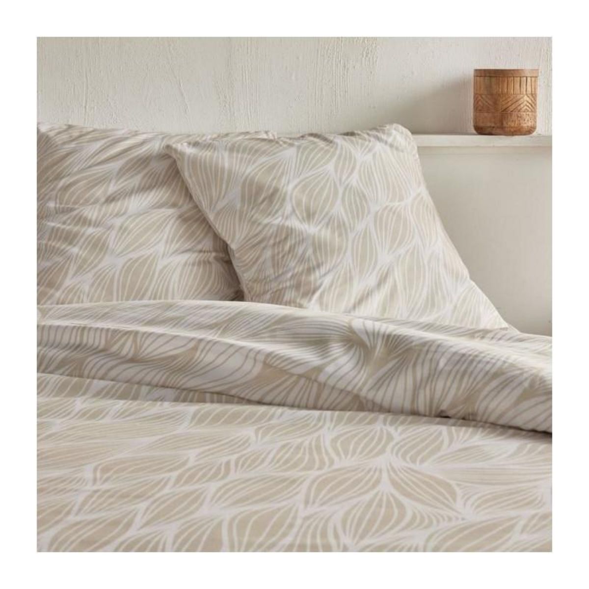 Today Parure de lit - TODAY Crazy - Imprimé Graphique - 2 personnes - 220 x 240 cm - Beige
