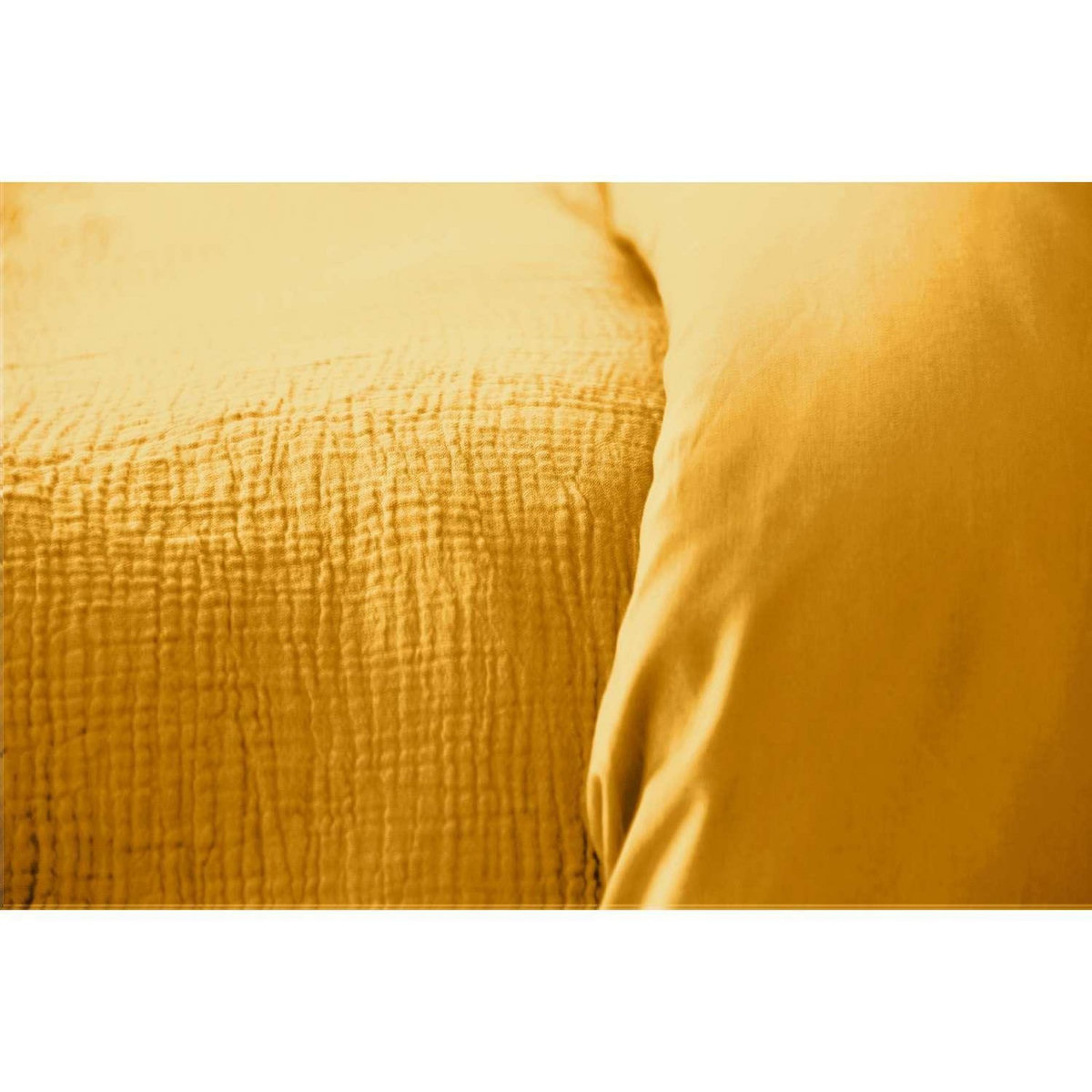 COTE DECO Parure de lit - Double gaze de coton