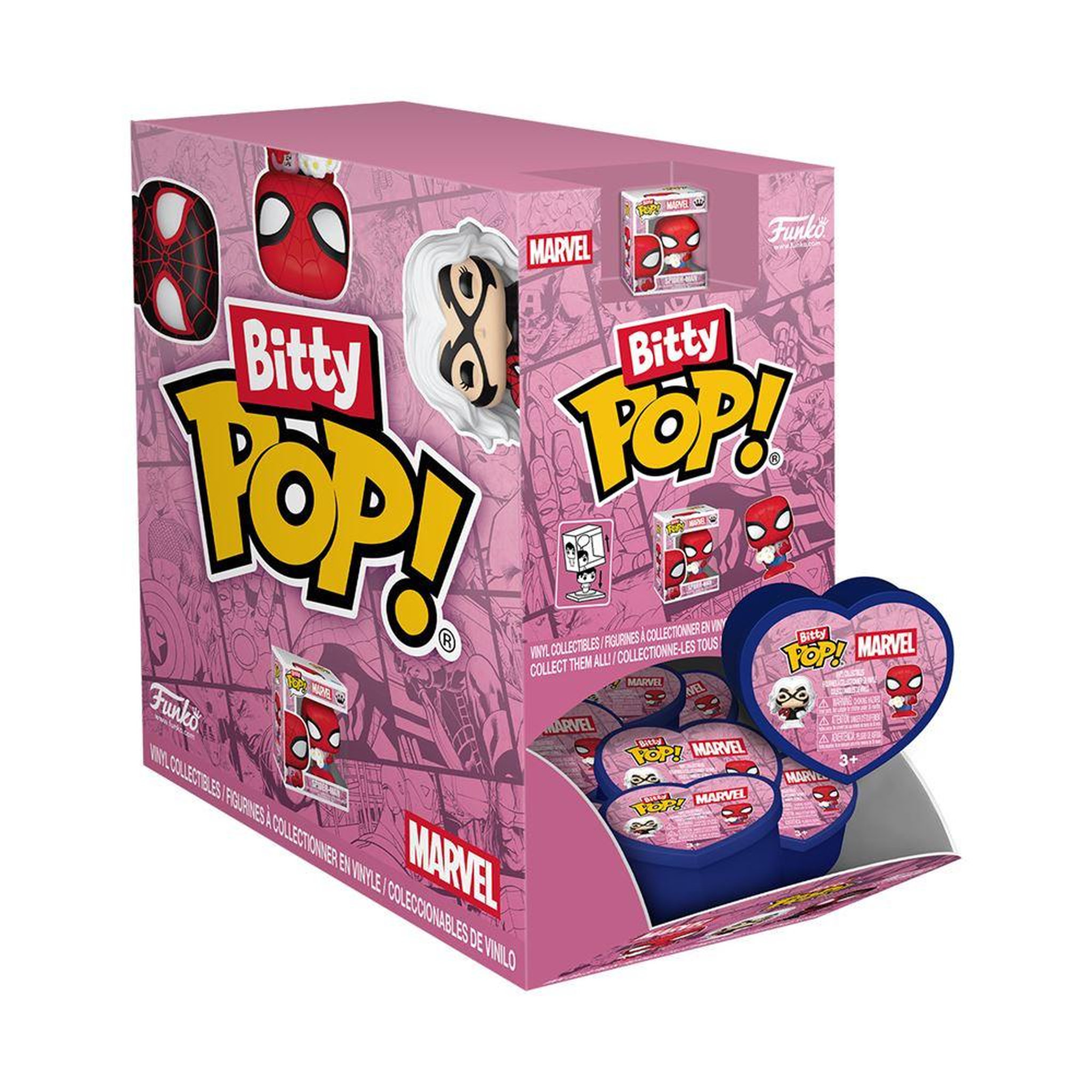 Funko Figurine Funko Bitty Pop Singles Spider Man Valentines Modèle aléatoire