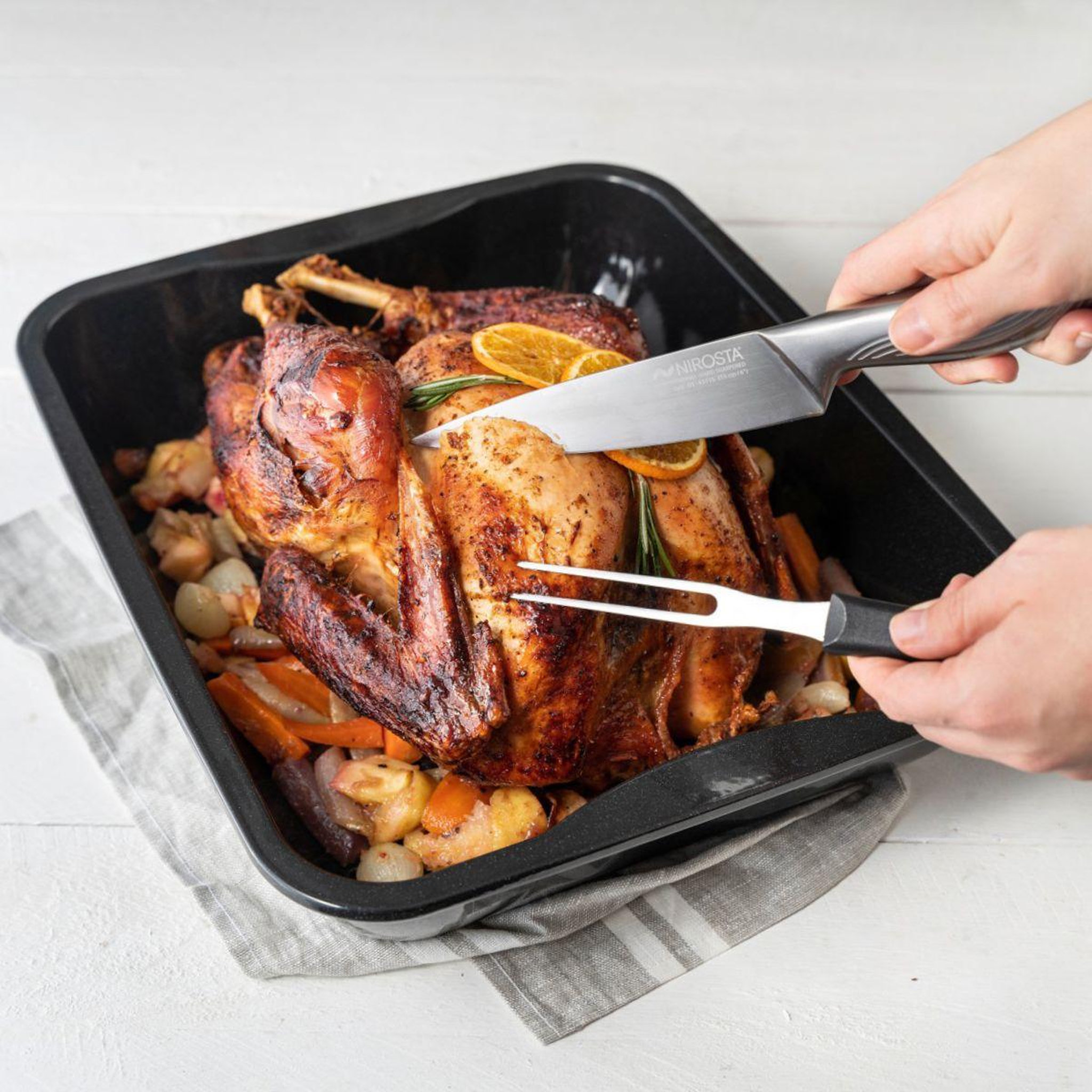 Voir la diapositive 6 : ZENKER Lot de 2 plats à four XXL rectangles 40 x 24 cm Zenker Special Cooking