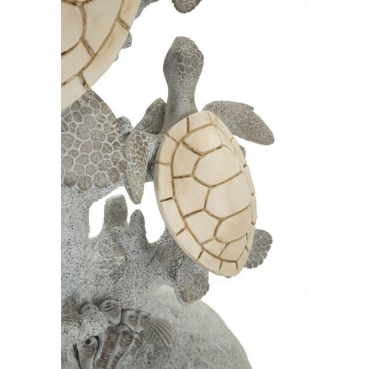Paris Prix Lampe à Poser en Résine  Tortues  63cm Multicolore