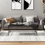 Voir la diapositive 3 : VIDAXL Table basse Noir 80x50x35 cm Bois d'ingenierie
