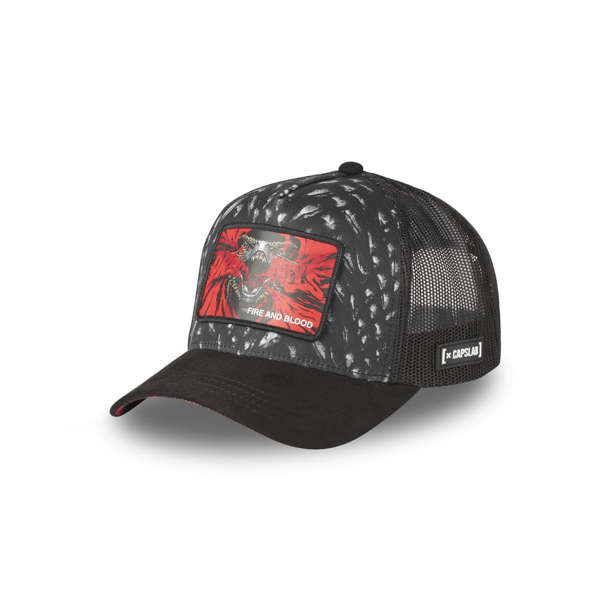 CAPSLAB Casquette trucker blood