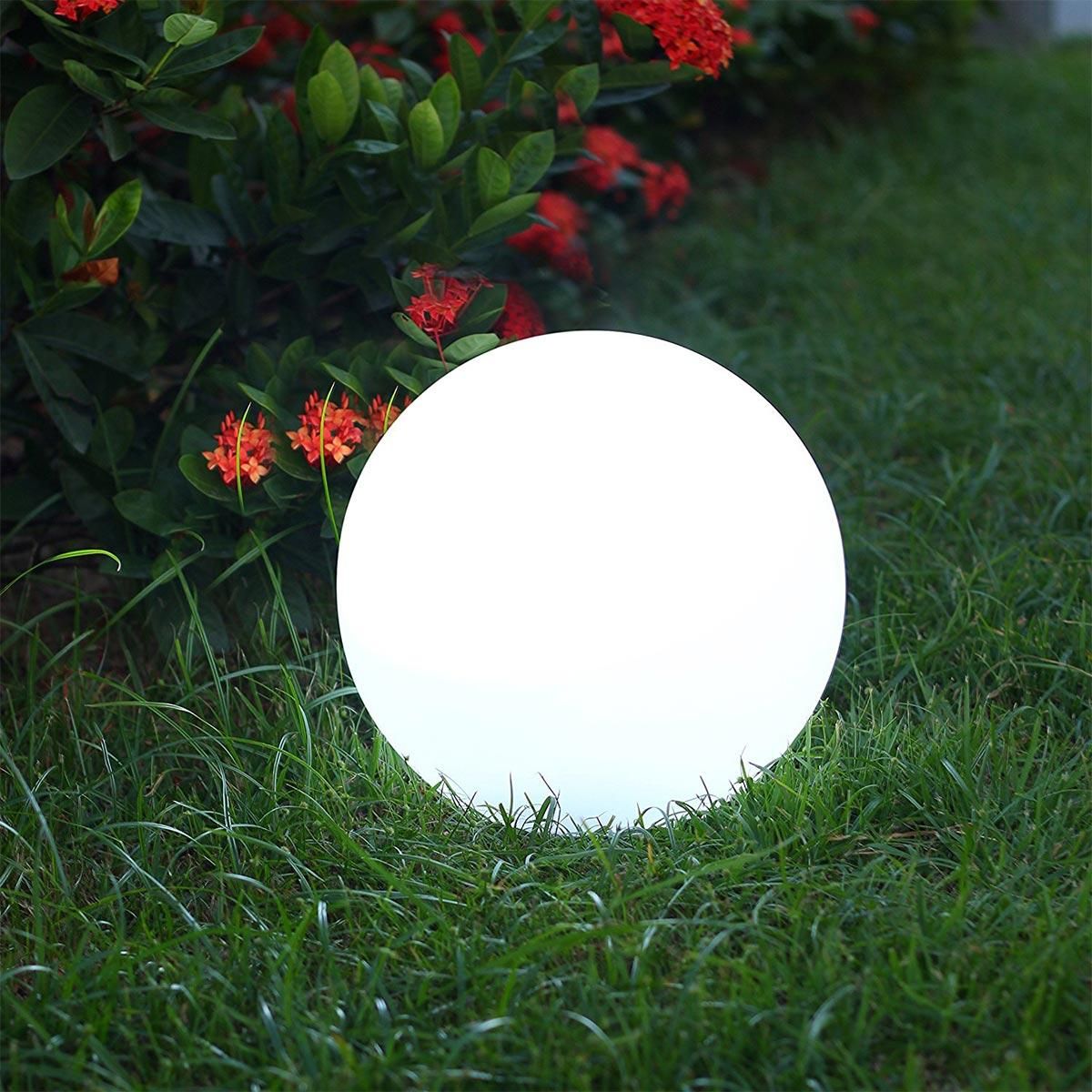 Lumisky 2 Boules lumineuses solaires SOLSTY Blanc Polyéthylène ∅30cm