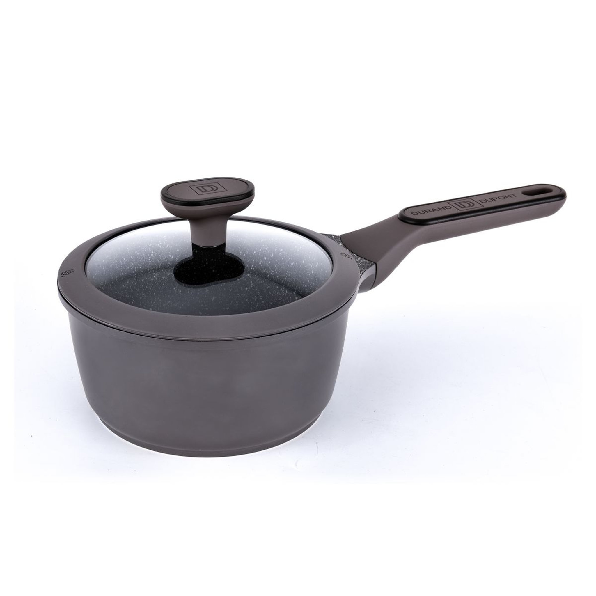 Voir la diapositive 1 : Fortus Casserole 18cm grise en fonte d'aluminium avec couvercle