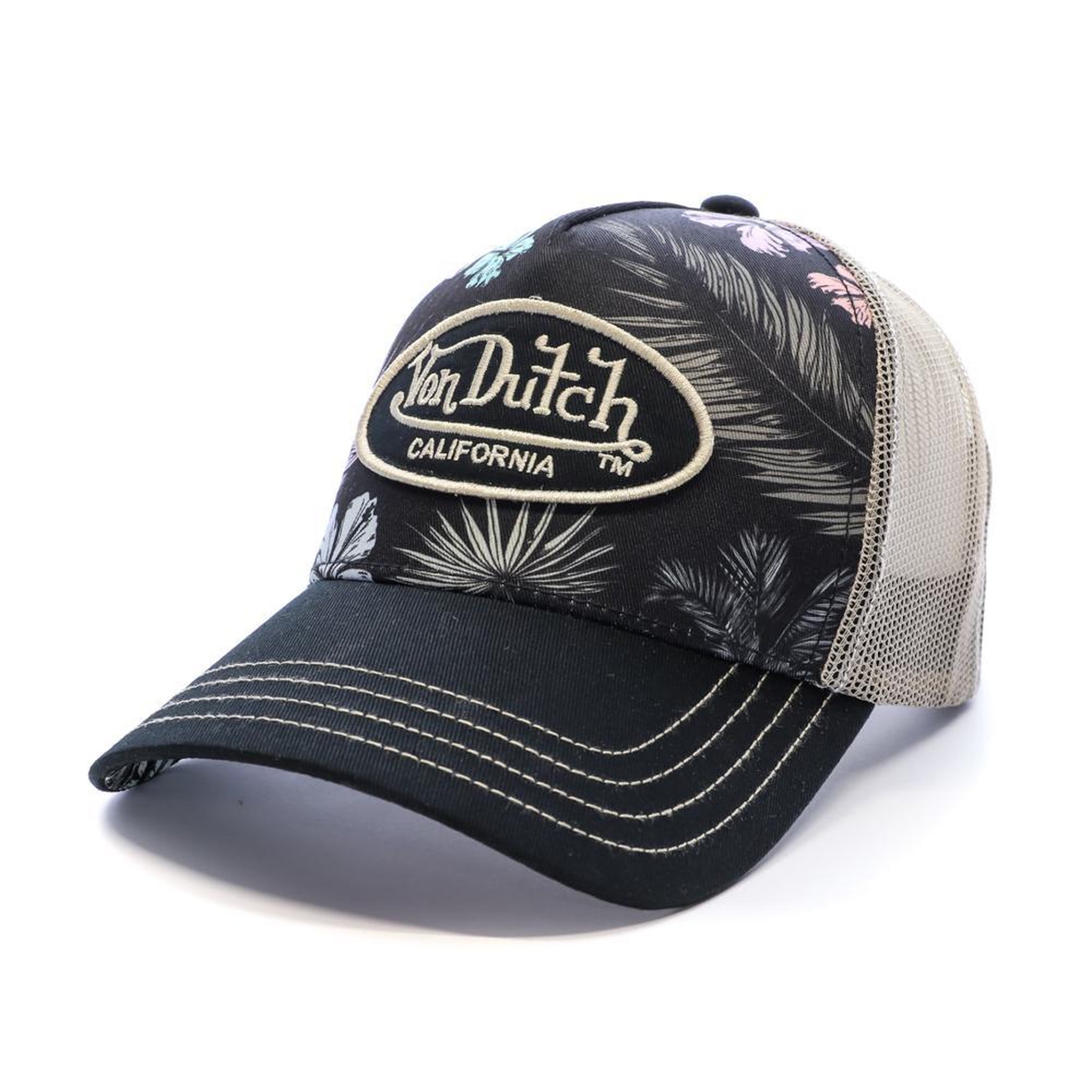 VON DUTCH Casquette Grise/Noire Homme Von Dutch Ahig. Coloris disponibles : Noir
