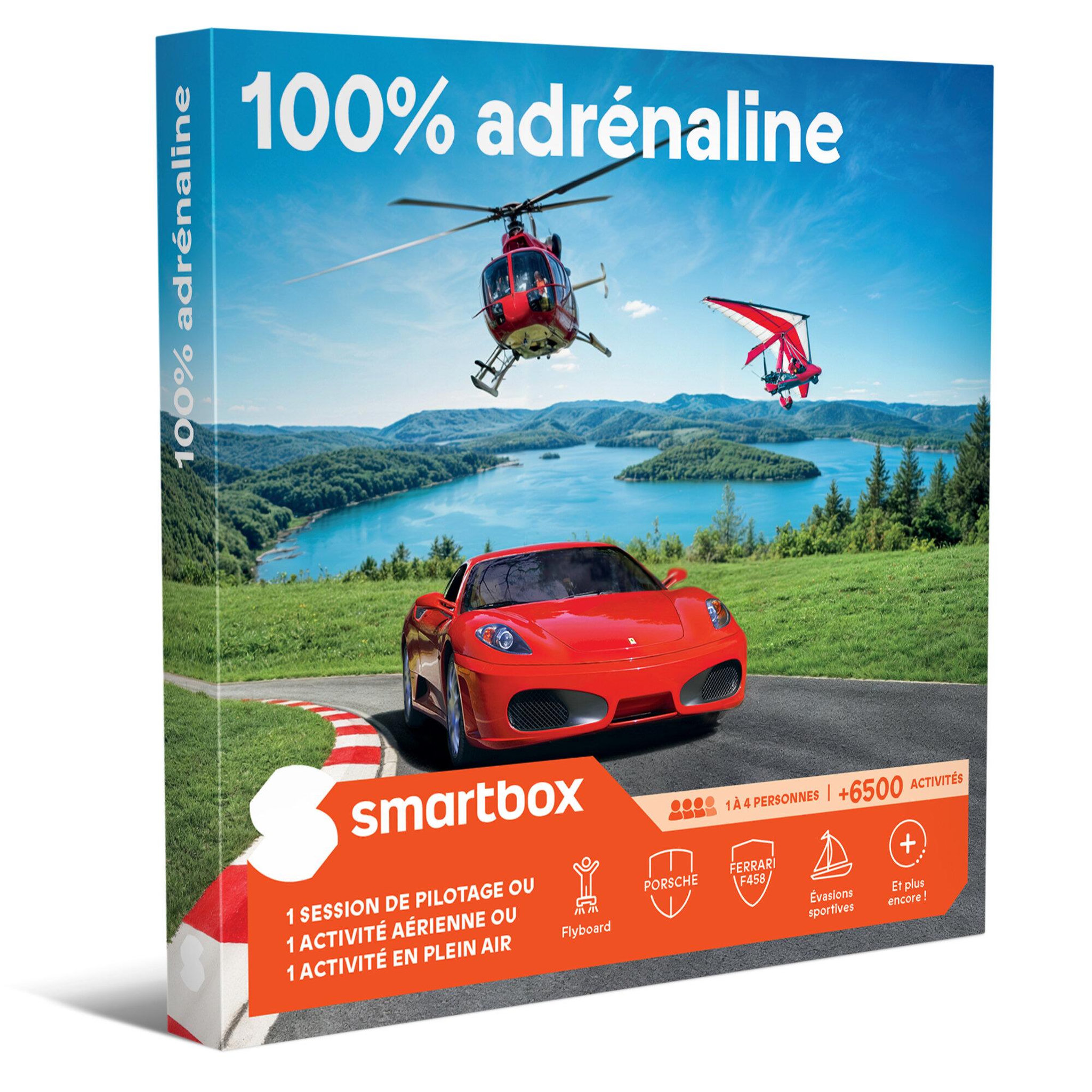 Smartbox 100% adrénaline - coffret cadeau sport & aventure