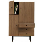 Paris Prix Vaisselier 3 Tiroirs & 3 Portes  Jugend  140cm Noyer