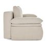 Voir la diapositive 6 : BEST MOBILIER Kurt - canapé 3 places convertible avec coffre en velours texturé