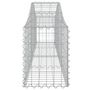 Voir la diapositive 5 : VIDAXL Paniers a gabions arques 5 pcs 200x30x40/60 cm Fer galvanise