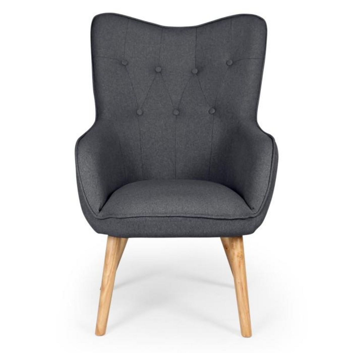 Paris Prix Fauteuil Scandinave  Aimee  67cm Gris Foncé