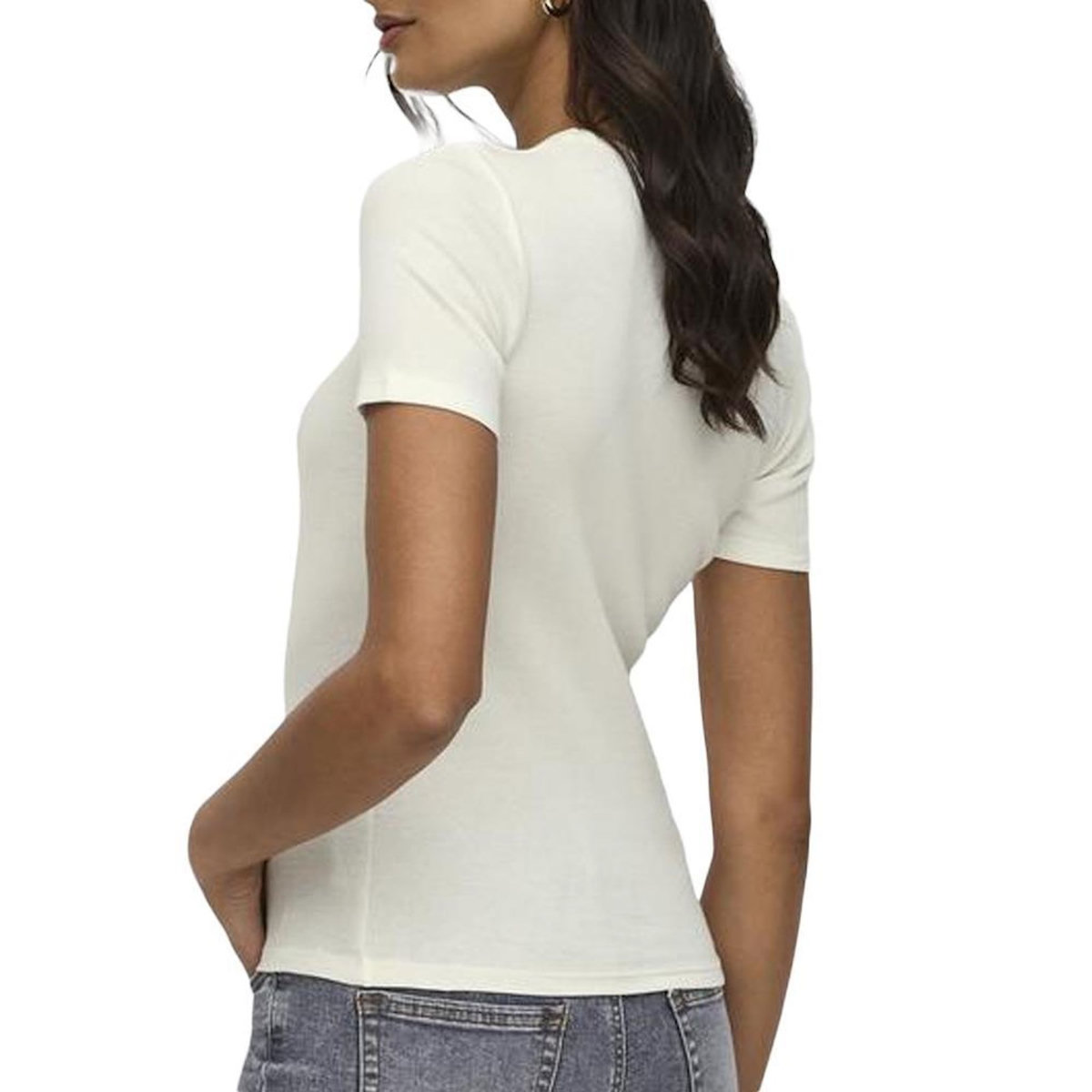 JACQUELINE DE YONG T-Shirt Blanc Femme JDY Lucky
