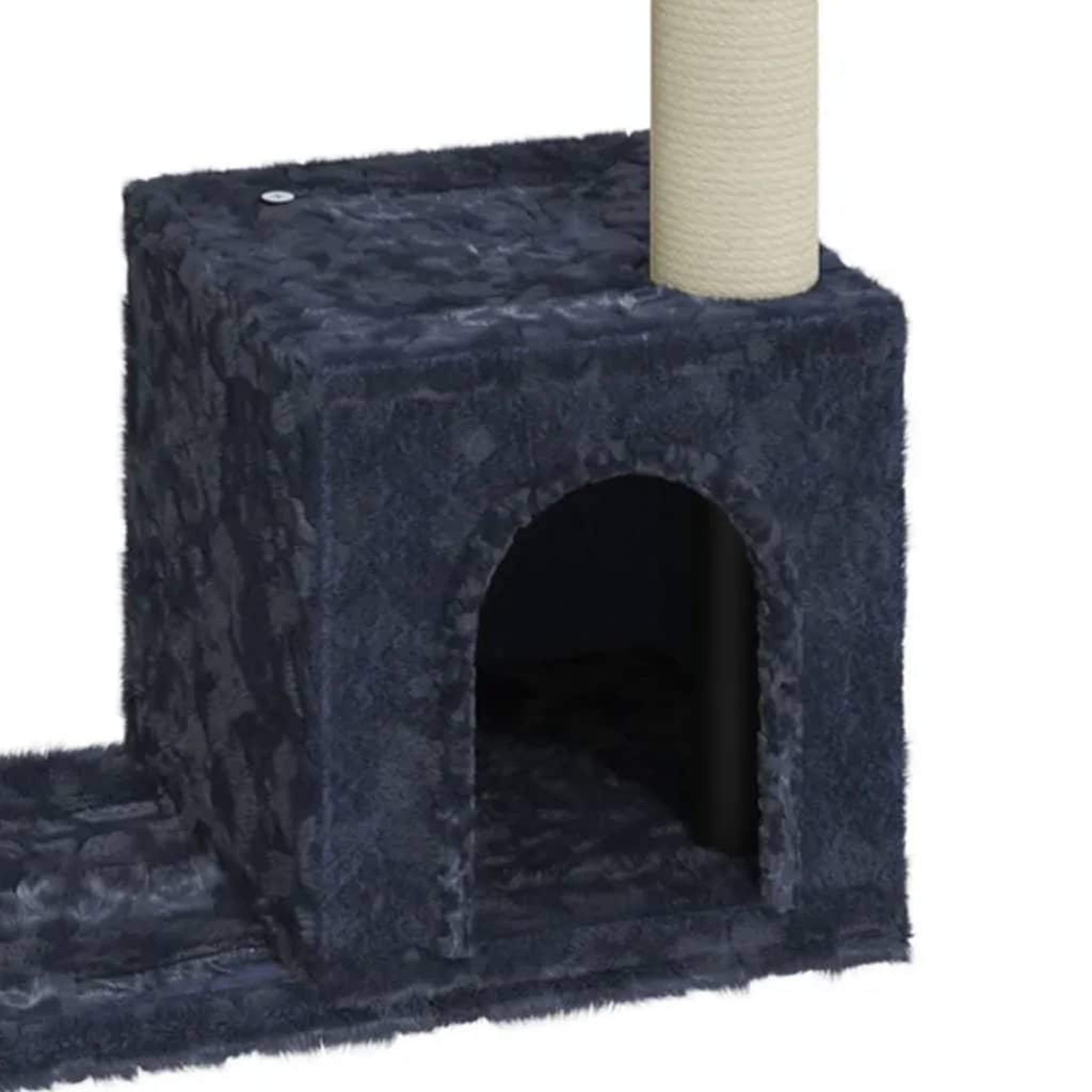 Voir la diapositive 5 : VIDAXL Arbre a chat avec griffoirs en sisal Gris fonce 70 cm